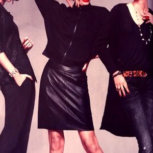 CAbi black Miranda skirt size 4